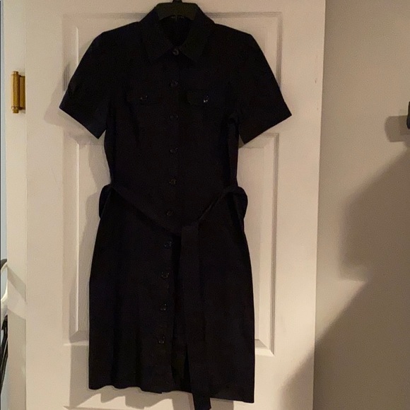 The Limited Dresses & Skirts - The limited button down dress navy size 10